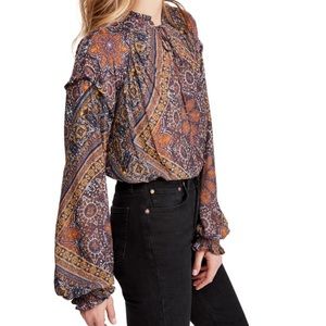 Free People Little Runway Blouse